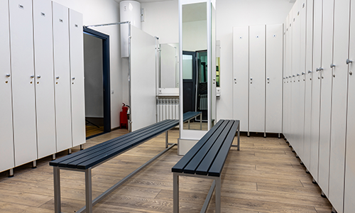 Dusch- und Umkleideräume