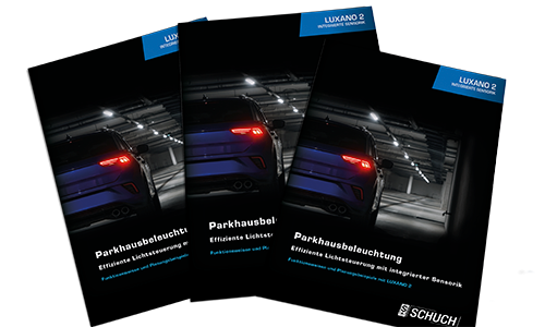 Flyer Parkhausbeleuchtung